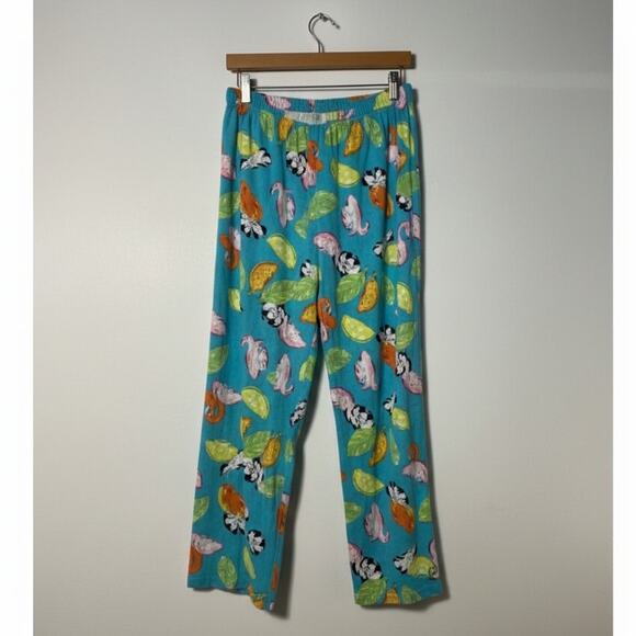 HUE Medium Cotton Pajama Pants Fruit Print Tropical Day-Jamas Loungewear - Picture 1 of 5